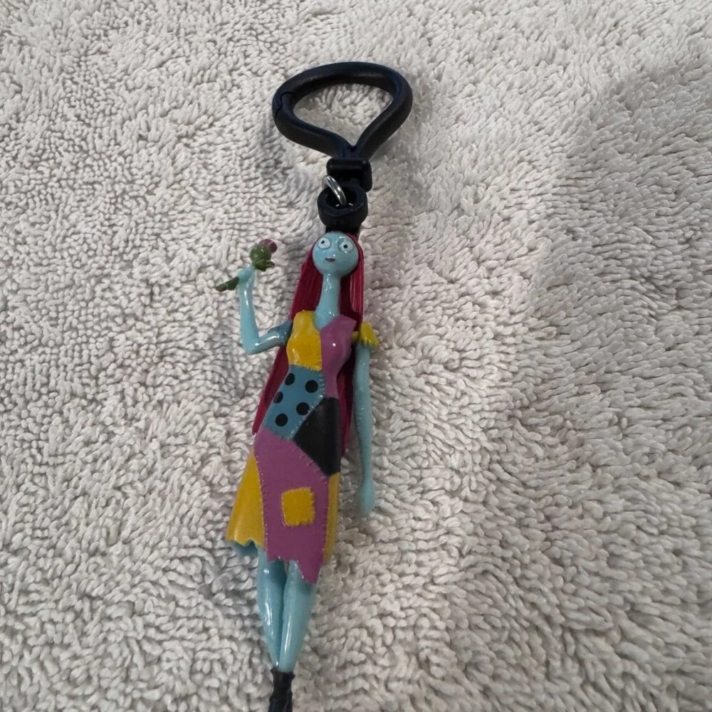 Disney The Nightmare Before Christmas Chibi In Motion Sally figure keychain.